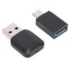 2 in 1 Adapter For CarPlay For Android Auto Wired to Wireless Car Adapter with Type C to USB Adapter