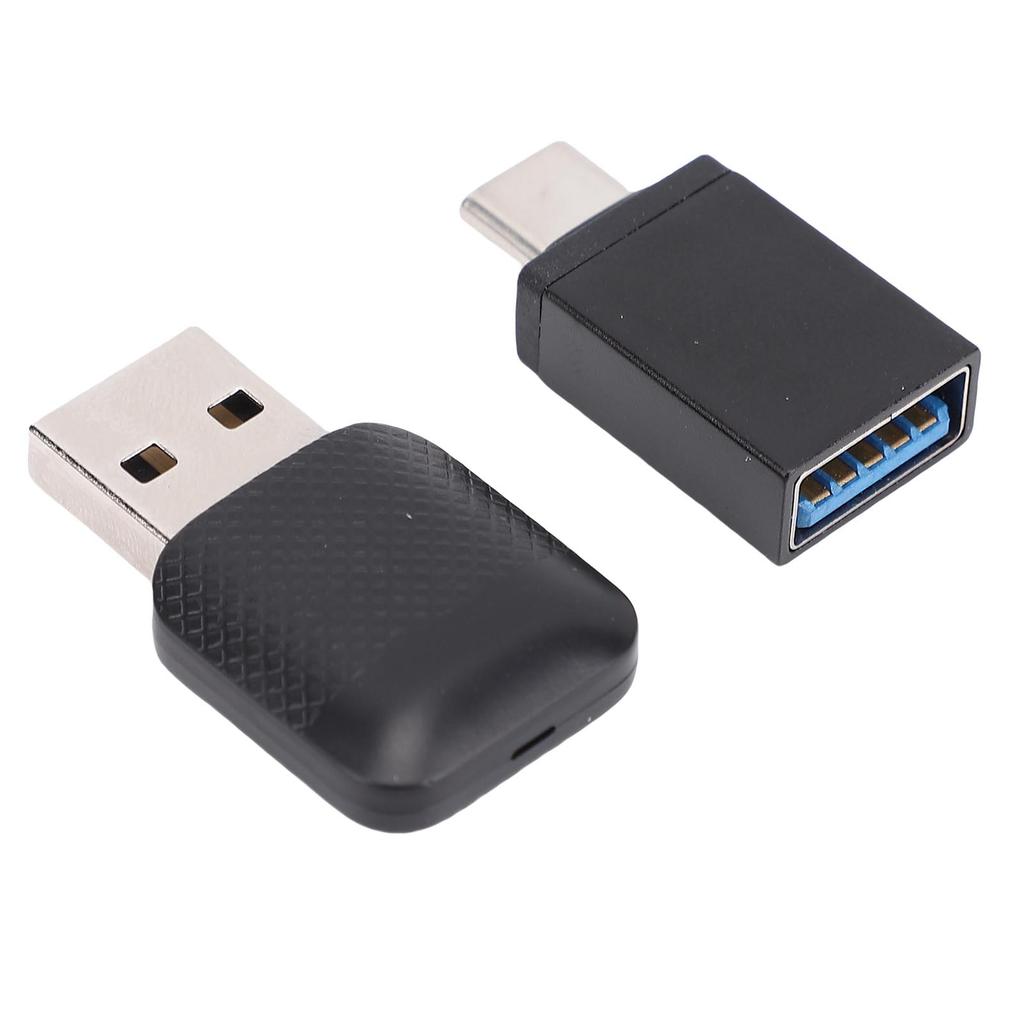 2 in 1 Adapter For CarPlay For Android Auto Wired to Wireless Car Adapter with Type C to USB Adapter