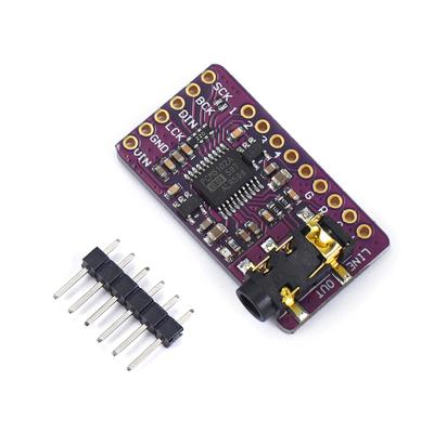 Интерфейс I2S PCM5102A DAC Декодер GY-PCM5102 I2S Модуль проигрывателя для Raspberry Pi Плата формата pHAT Цифровая аудиоплата PCM5102