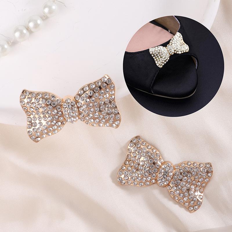 1 шт., женская обувь, клипса, сделай сам, бантик, подвеска для обуви, металлические сандалии с пряжкой, аксессуары для обуви