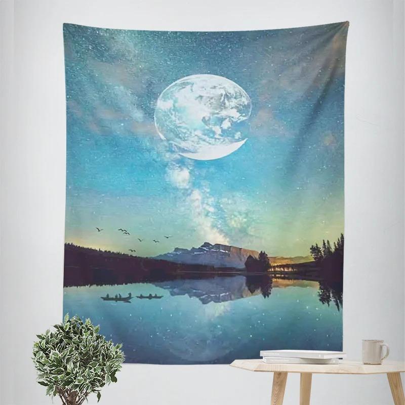 Beautiful Starry Sky Decorative Tapestry Home Wall Decor Office Living Room Tapestry