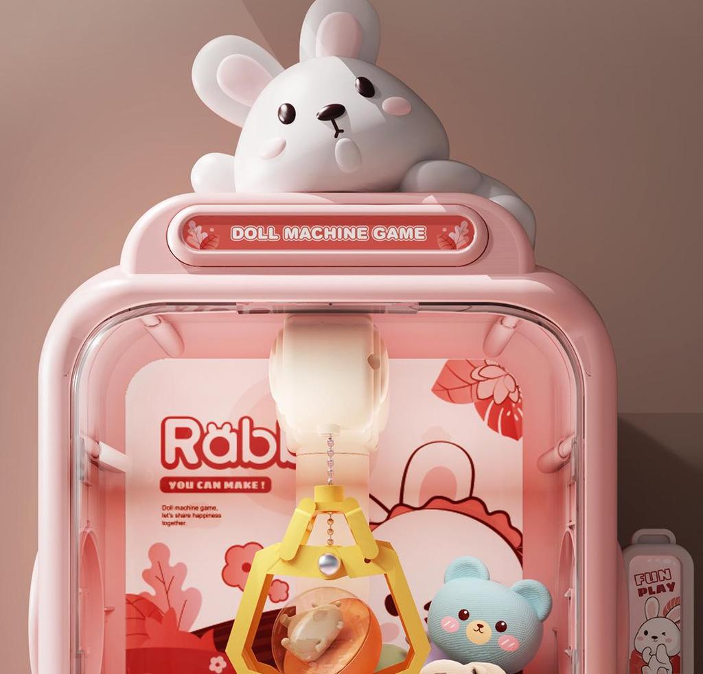 Mini Claw Machine Toy for Kids - Home Use Electric Doll Grabber