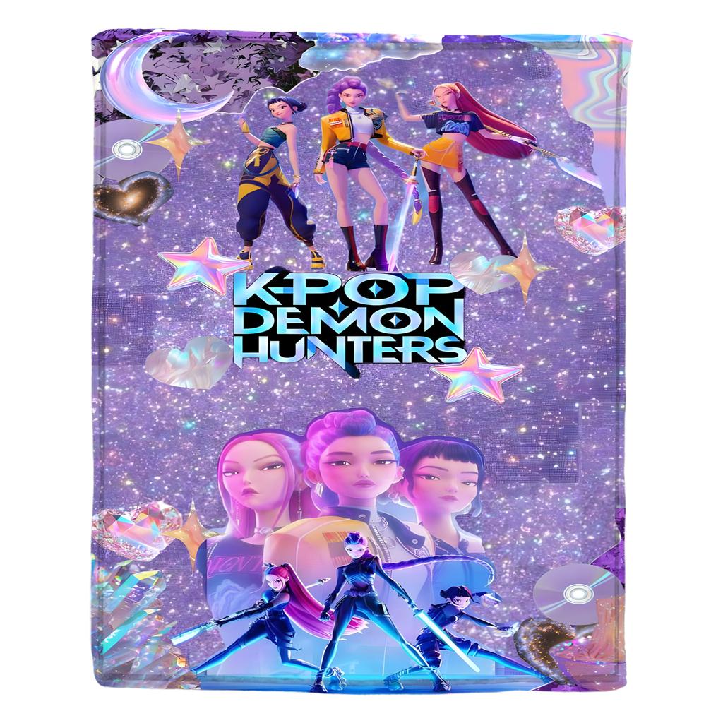 Flannel Digital Printed Blanket Conditioning Blanket Sofa Blanket Girl Gift