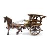 Brass European Horse Carriage Showpiece, Standard, Multicolour, Pack of 1