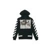 Off-White Растворяющаяся масляная живопись, религиозная полосатая толстовка с капюшоном, мужская толстовка с капюшоном, черная OMBB001F150030031088