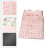 Lovely Pattern Pet Cooling Mat For Small Dog Cats Soft Ice Silk Fabric Bedding Machine Washable Nonslip Design Pet Bed