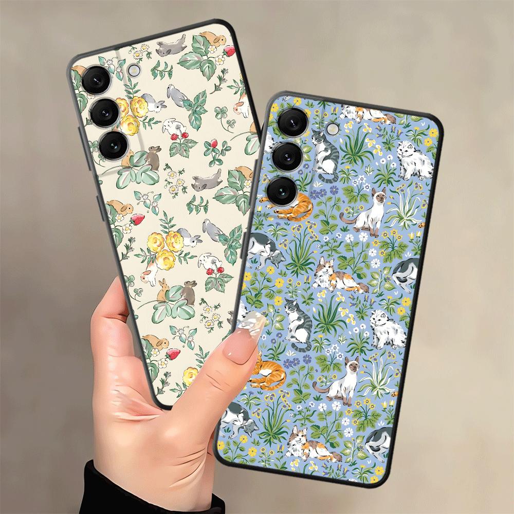 Чехол для телефона для Samsung Galaxy A52 A36 A06 A50 A55 A41 A73 A51 A23 A13 A53 A17 A25 A16 A05 A70 A37 A12 A57 A15 Мультяшный
