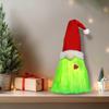 Green Gnome Christmas Tree Topper Plush Xmas Elf Tree Topper Decoration for Christmas Tree Holiday Home Decor