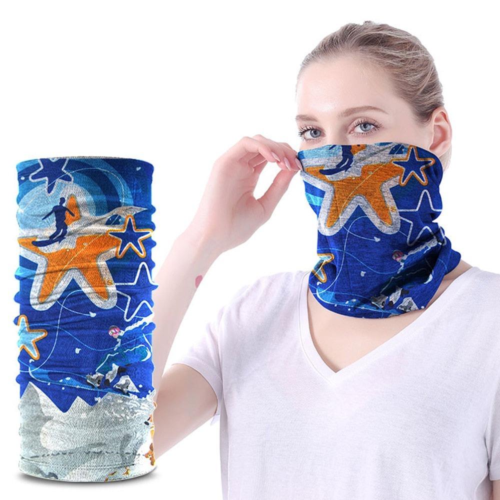 Bandana Windproof Headband Shield Mask Printing Cycling Scarfs UV Face Mask Men Women