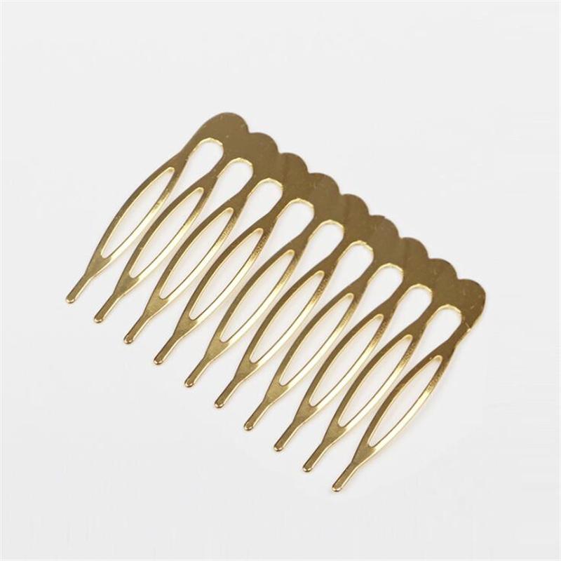 10 шт., 5, 8, 10, 12, 14, 16, 18, металлическая расческа для волос, латунь для зажима, свадебное украшение для женщин и девочек, ювелирные изделия, декоративные аксессуары, свадьба