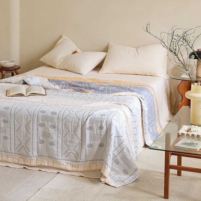 Новое марлевое одеяло, одеяло, одноместное двойное диванное полотенце, одеяло для кондиционирования воздуха, одеяло на четыре сезона, обеденный перерыв