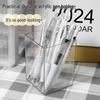 Transparent Acrylic Pen Holder - Children's Multifunctional Desktop Stationery Organizer, Simple Ins Muji Style
