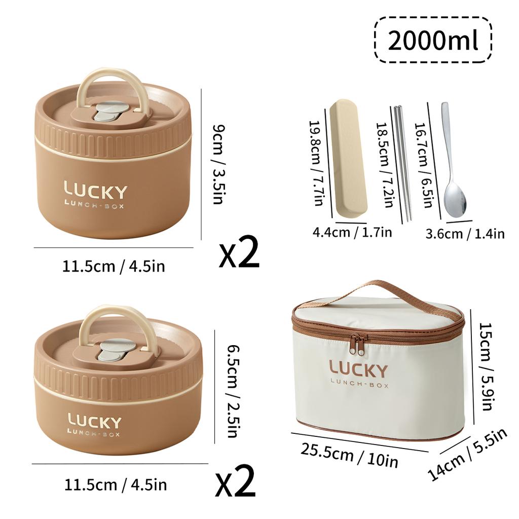 18/8 нержавеющая сталь термоконтейнер для еды Bento Lunch Box Set, портативный контейнер для ланча, сохраняющий тепло с термосумкой