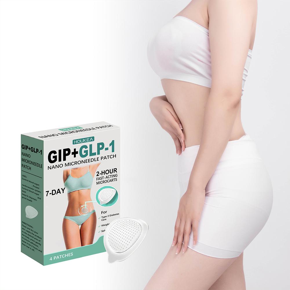 1/2/3Boxes GIP+GLP-1 Nanos Microneedles Patch Microneedles Patch Gentle Body Slimming Stickers Daily Lazy Care Patch Unisex