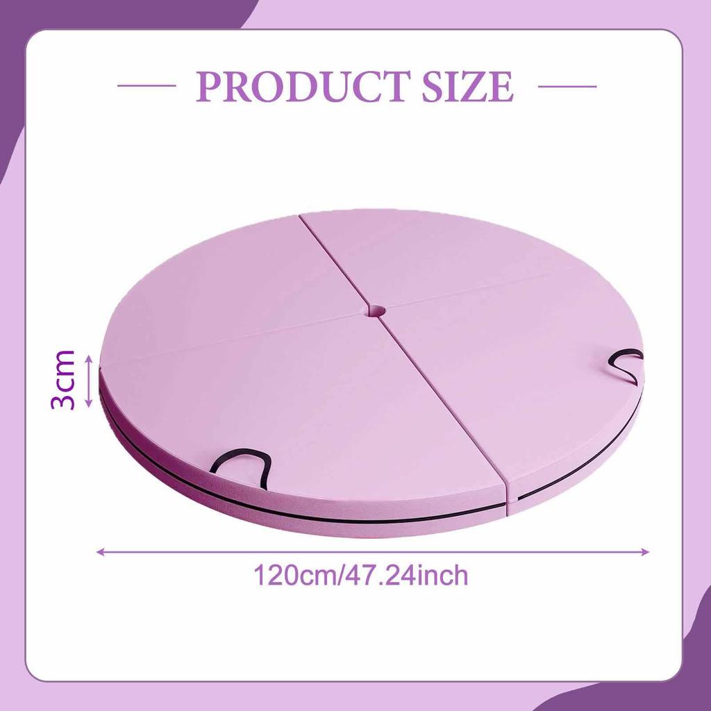 Складной коврик для Pole Dance, универсальный, портативный, защита пола, удобный, амортизирующий, набивка для пилона, защитная подушка для помещений и улицы