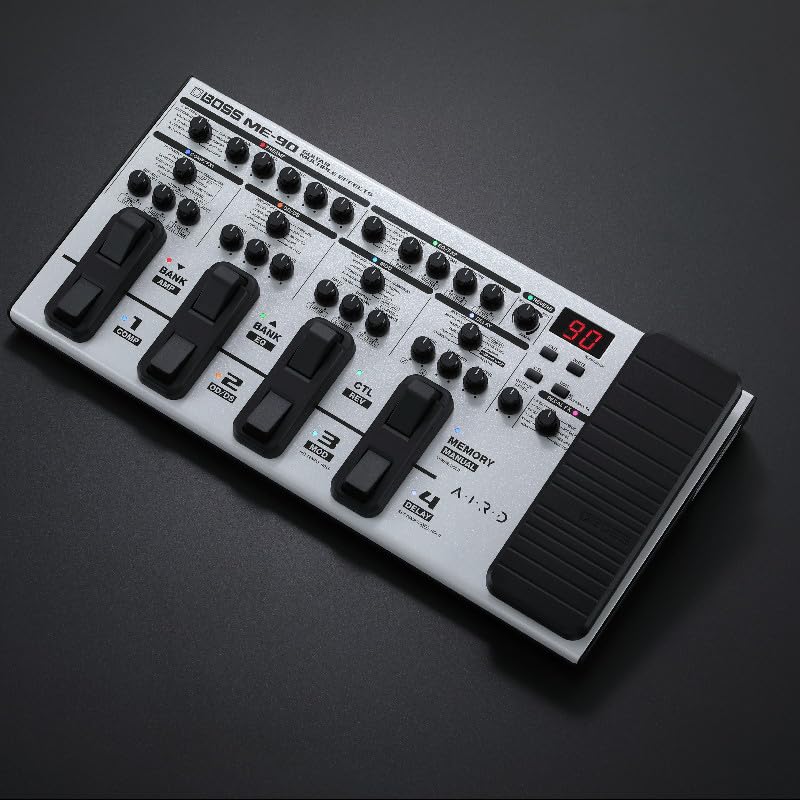 BOSS Guitar Multiple Effects Production White Genuine Adapter PSA100S2 EC60 BK Effector Case Set ME-90-WH Limited Color + BT-DUAL + +