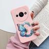 Phone Case For Xiaomi Redmi A3 4G A3x Pink Letter Flower Butterfly Shockproof Soft Silicone Cover Camera Protection TPU Fundas