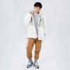 New Balance Повседневная куртка с капюшоном, парный стиль, белая, унисекс, AMJ13383-MSU