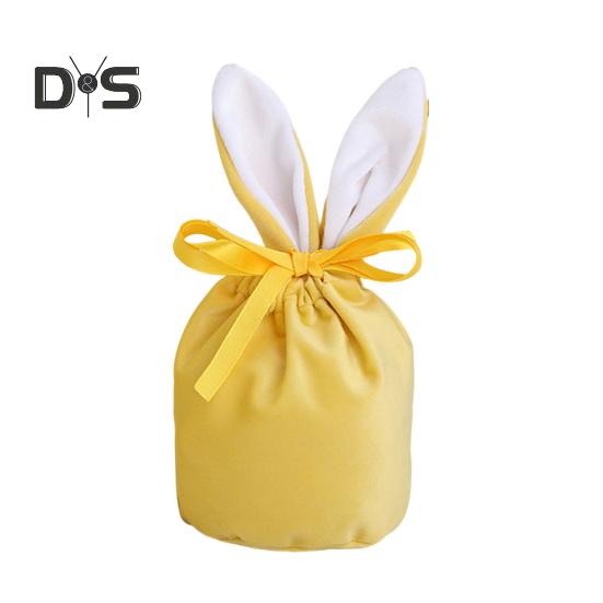 Многоразовый мешок для хранения конфет, супер мягкий, привлекательный, изысканный, пасхальный кролик, праздничный мешок для конфет