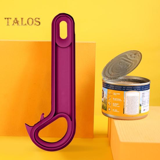 Ring Pull Can Opener Tool J Shape Handy Pop Top Jar Opener Aid for Seniors And Arthritis Ergonomic Easy Tab Opener for Soda Beer Tin