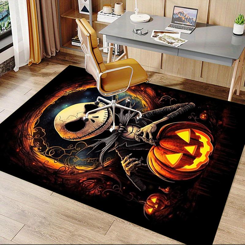 Nightmare Before Christmas Jack Carpet For Playroom Bedroom Living Room Sofa Home Decorkids Game Area Rug Nonslip Floor Mat