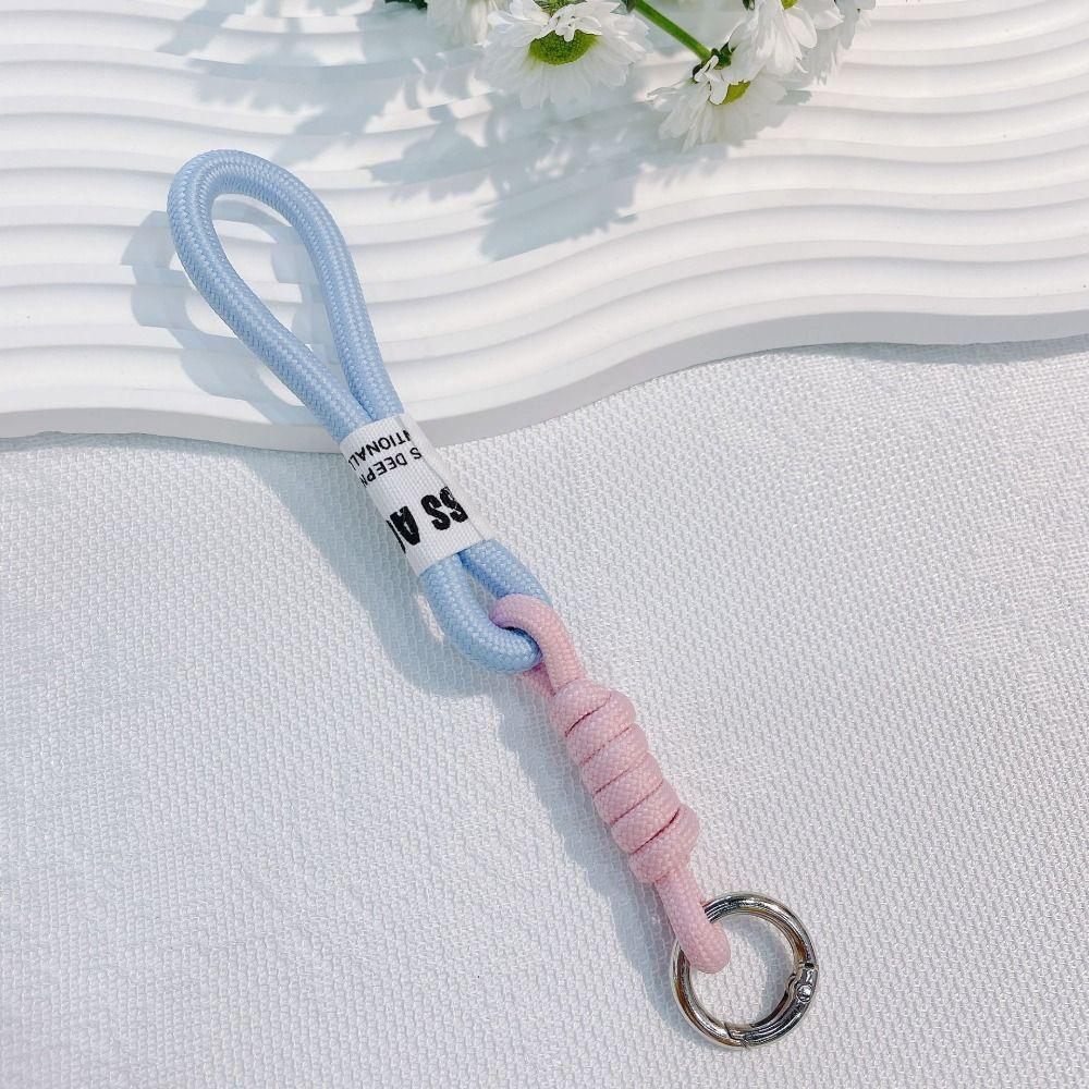 Анти-потеряшка, цветной узел, креативный плетеный шнурок, брелок, рюкзак, декор