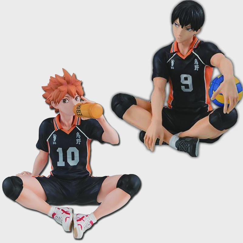 Аниме Haikyuu Hinata Shoyo Tobio Kageyama ПВХ фигурка пробка для лапши Коллекционная игрушка