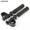 Motorcycle Pegs Black 25mm 32mm Crash Bar Highway Footpegs Footrests Clamp O-Ring Mount for Harley Kawasaki Honda Suzuki