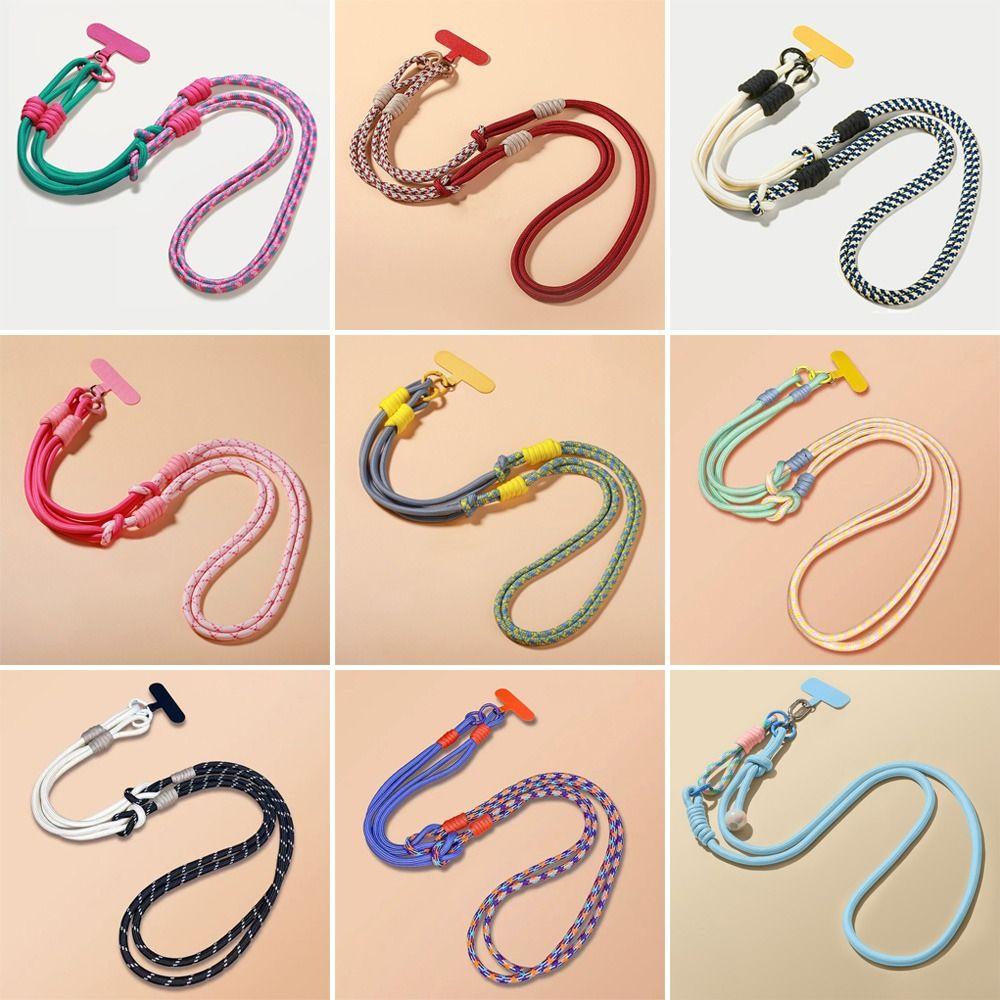 With Patch Phone Lanyards Adjustable Mobile Phone Straps New Hanging Cord Strap