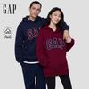 Gap Унисекс плотная флисовая толстовка с капюшоном и логотипом 786381