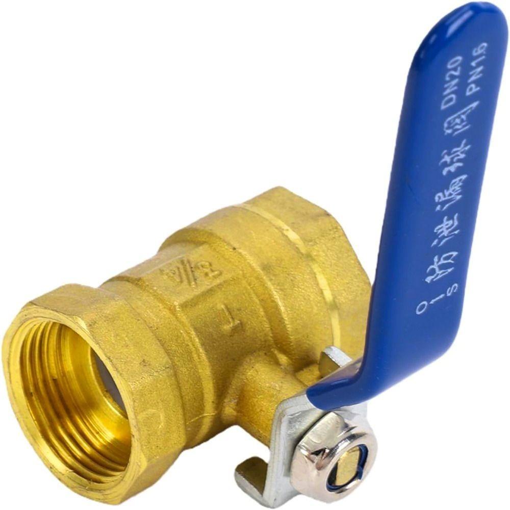 3/4 Inch Brass Ball Valve Double Female Thread Water Pipe Valve Water Pipe Connection