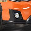 For Subaru Crosstrek XV 2018- Chrome Front Fog Light Lamp Cover Ring Trim