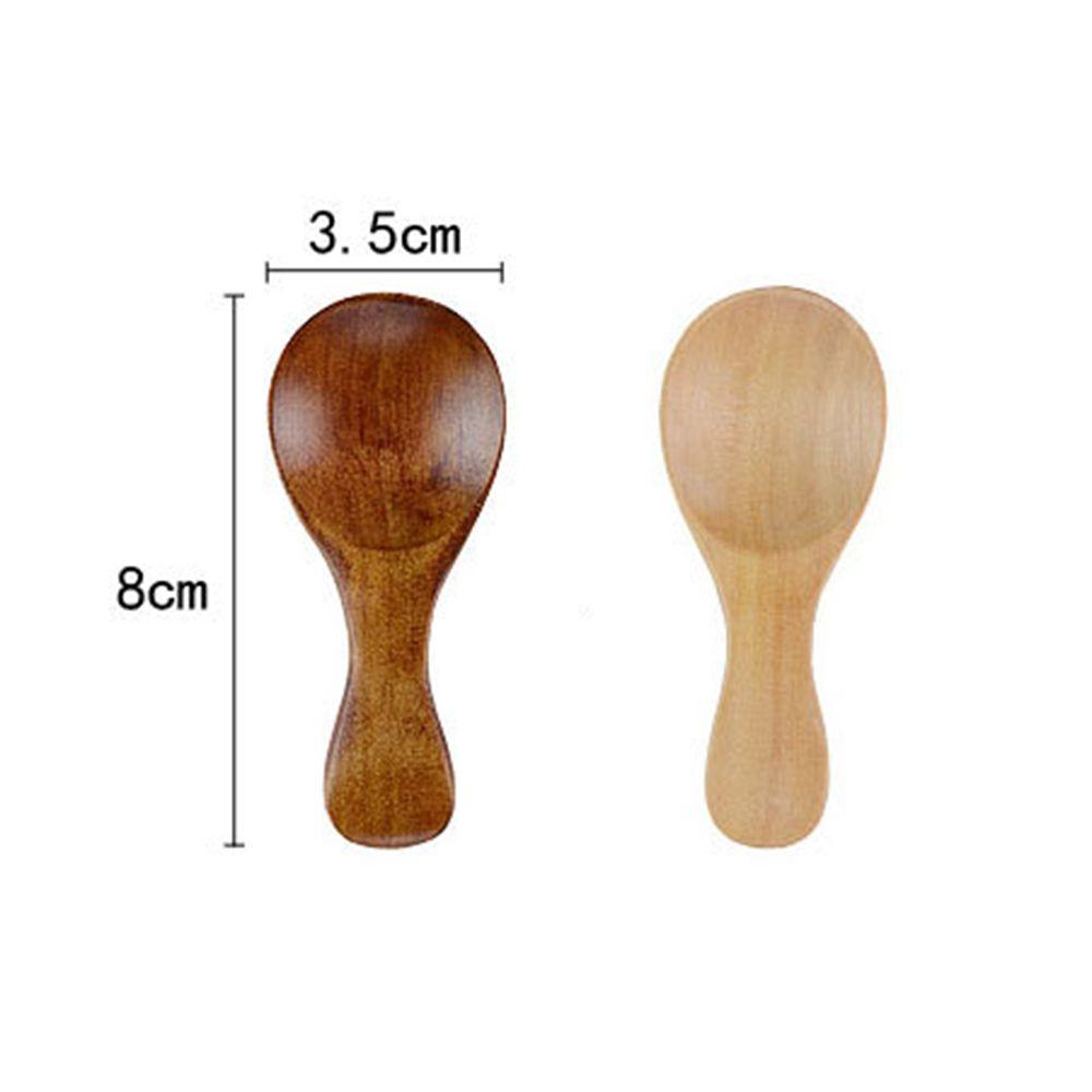 Cooking Tools Flatware Natural Coffee Tea Salt Wood Spoons Sugar Spoon Small Mini