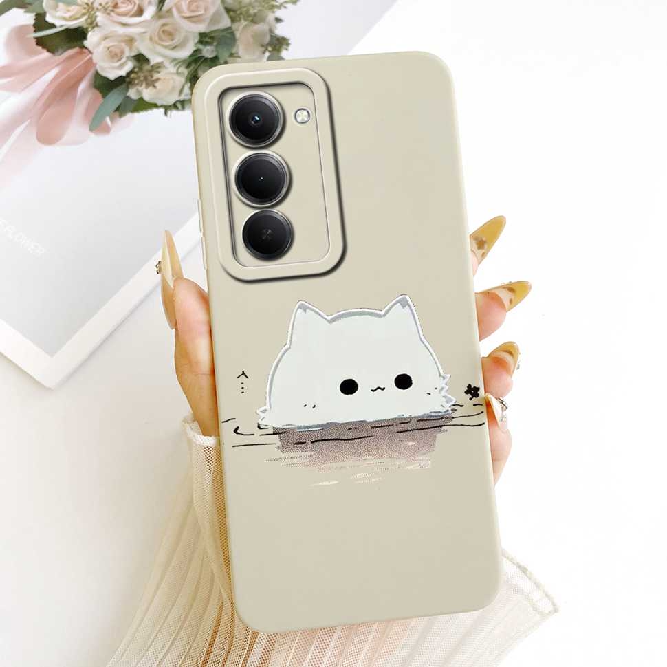 For Xiaomi Redmi 15 4G Case Lovely Cat Rabbit Cover Soft Silicone Phone Case For Xiaomi Redmi 15 Redmi15 4G Bags 6.9''
