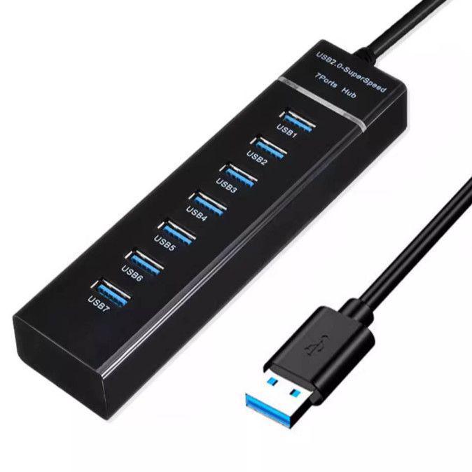 Высокоскоростной USB 3.0 многопортовый концентратор с вертикальным расширением для ноутбуков и настольных компьютеров