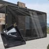 Weatherproof PVC Tarpaulin With Eyelets, UV Protection, Transparent Patio Cover For Plants