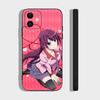 Чехол для телефона Senjougahara Hitagi из аниме Серия Monogatari Для iPhone 17 Air 16 15 14 13 Pro Max 11 12 Черный силиконовый чехол