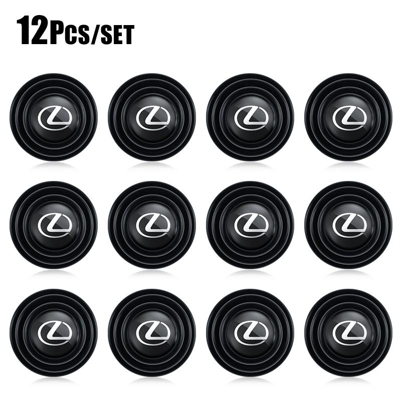CSHE9 Car Door Shock Absorber Gasket Sticker Soundproof Protector Pads For Lexus FSPORT LBX NX RX 350h 450h ES UX 300e GS GX IS LS LX