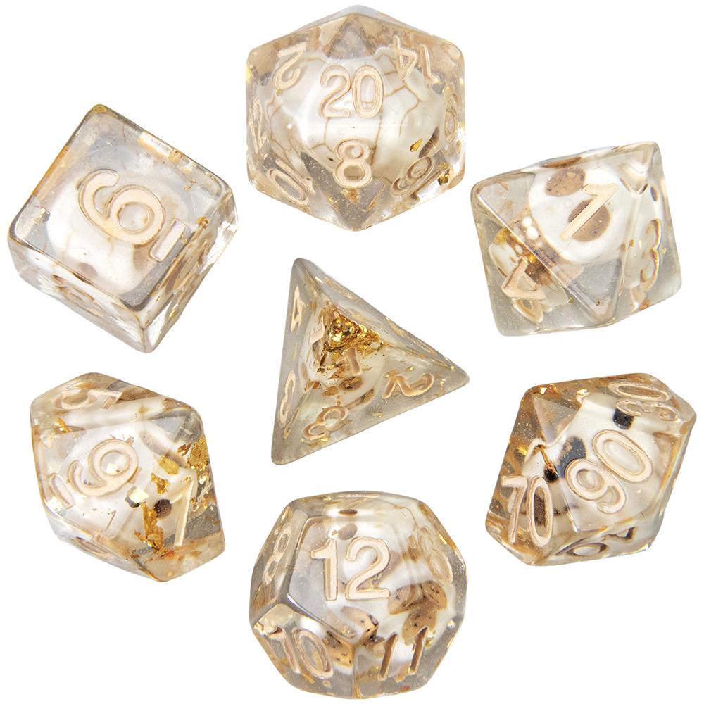 DND Dice Многогранные игральные кости Набор из 7 игровых кубиков Креативные игральные кости для настольной игры DND Аксессуары для развлечений