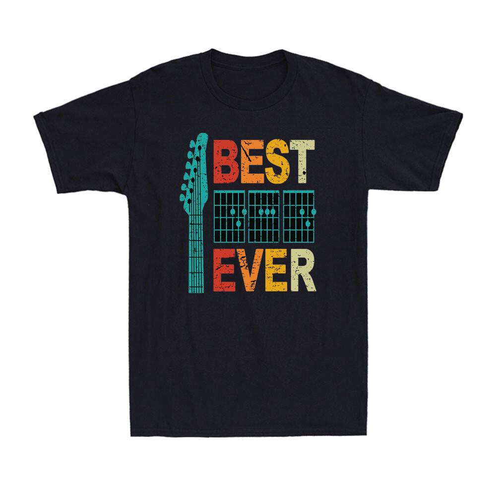 Best Guitar Dad Ever Chords Best Dad Guitar Shirt Guitar Dad Unisexs Tshirt