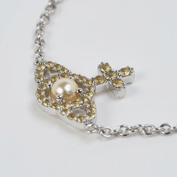 Женский браслет Vivienne Westwood с жемчужной цепочкой S 6102021e P643