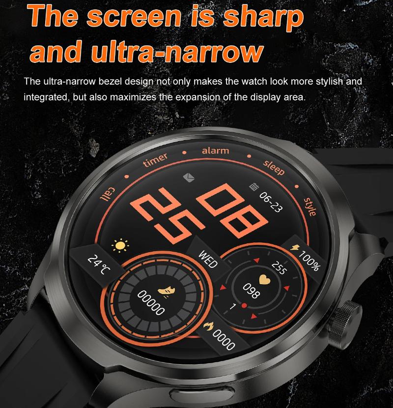 2025 Новые GPS Спортивные NFC Модные Смарт-часы Мужские 1,85" AMOLED Экран Пульс Кровяное Давление Здоровье Смарт-часы Для IOS