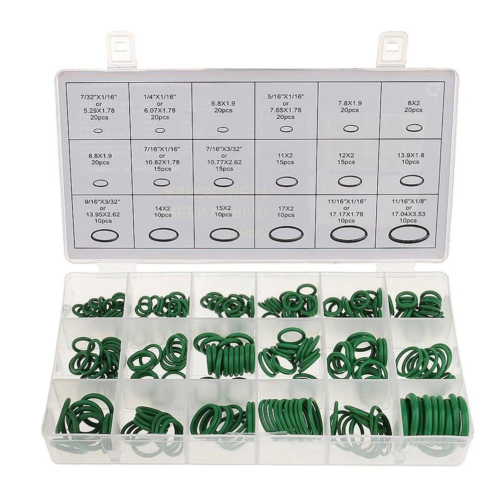 270Pcs Heat-resistant O-Ring Seals Assortment Kit Refrigerant System