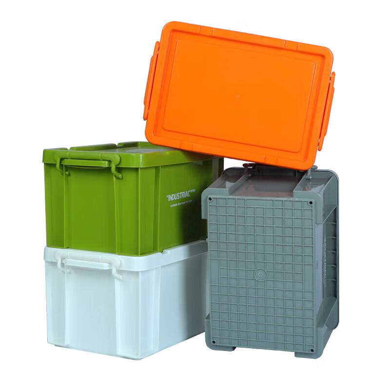 Yishunda Military Green Plastic Storage Box with Lid