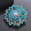 Creative  Flower Brooch Versatile Scarf Buckle Anti-Exposure Buckle  Corsage Brooch Women'S Accessories