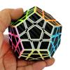 Megaminx 3x3 ZCUBE Puzle Cubo Megico Pentagon 3 By 3 Z-CUBE Megamix Magic Cube Stickerless Carbon Fiber Z CUBE Puzzle Black Side