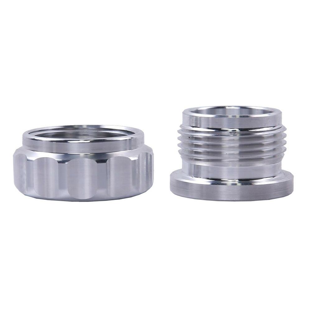 Cap Fuel tank cap Fuel Tank Sliver Aluminium Alloy