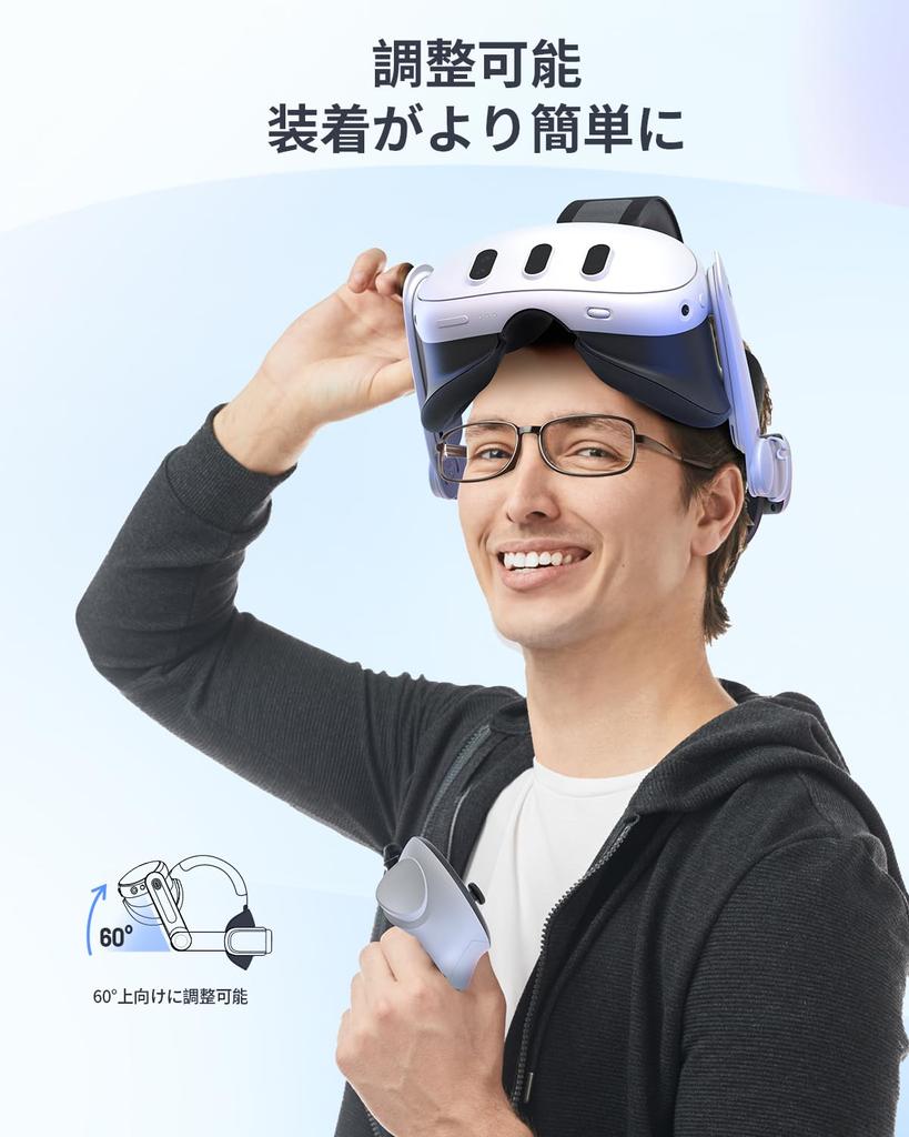 [Zybervr] Head Strap Head Strap Applicable To Meta Quest 3 Adjustable Quest 3 Strap Ergonomic Quest 3 Accessories