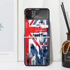 Чехол для телефона Union Jack Англия Флаг Великобритании Для Samsung Galaxy Z Flip 7 Flip7 Zflip 6 Flip6 5 Flip5 4 Flip4 3 Flip3 5G Fundas Черный Co
