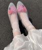 Merciband Розовый Цветок Декоративные Элементы для Обуви Jelly Shoe Набор из 3 шт.